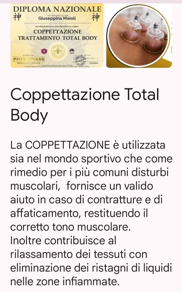 PACCHETTO DA 5 COPPETTAZIONE DA 30 MINUTI