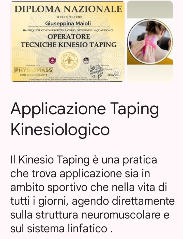 KINESIO TAPINNG VA A PEZZO