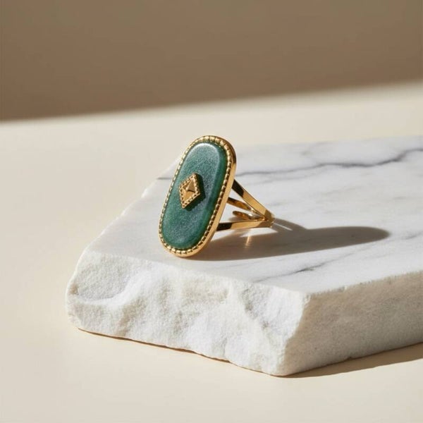 bague en aventurine