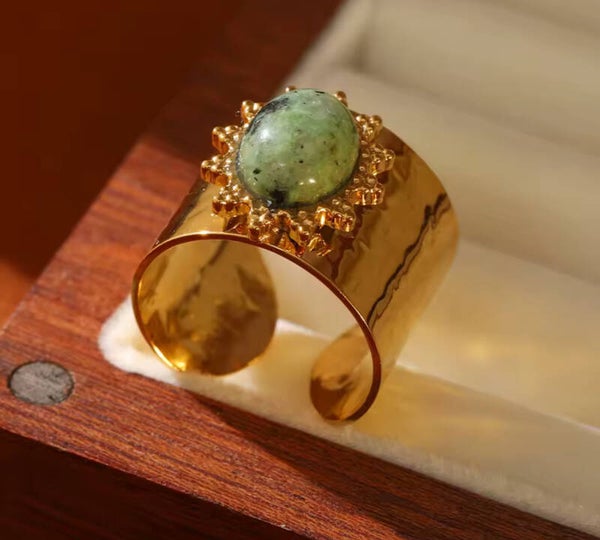 bague en aventurine