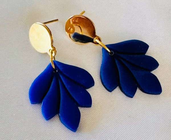 boucles d'oreilles feuilles