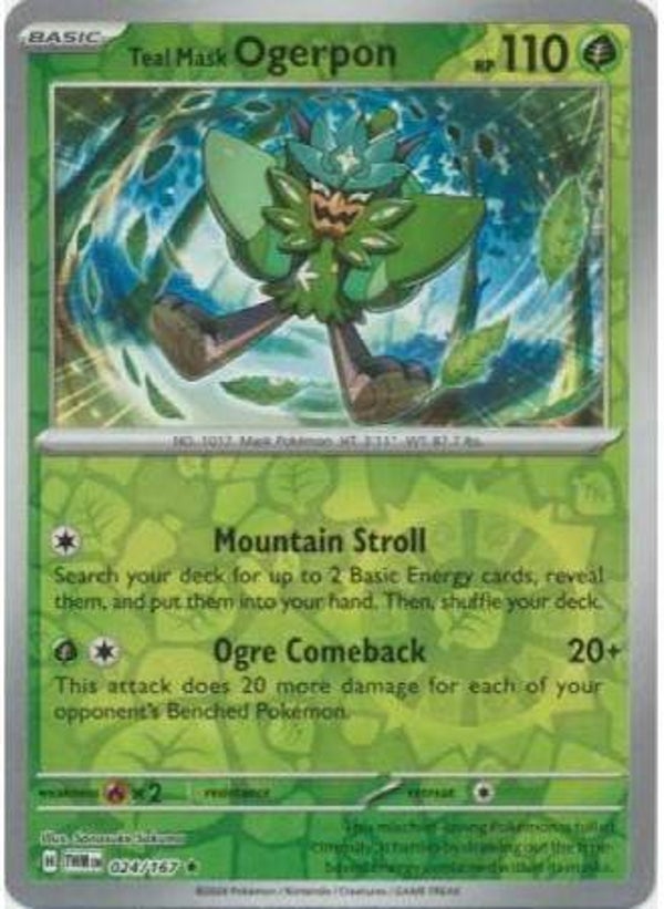 Teal Mask Ogerpon 024/167