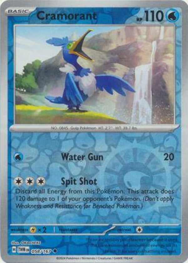 Cramorant Holo 058/167