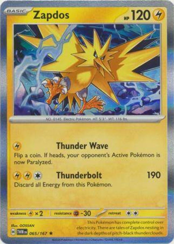 Zapdos Holo 065/167