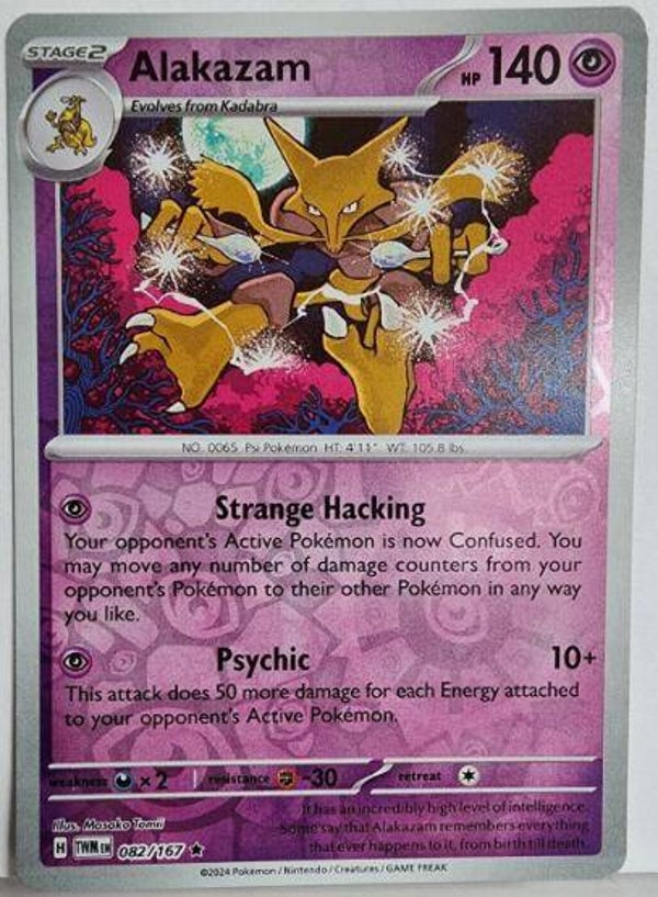 Alakazam Reverse Holo 082/167