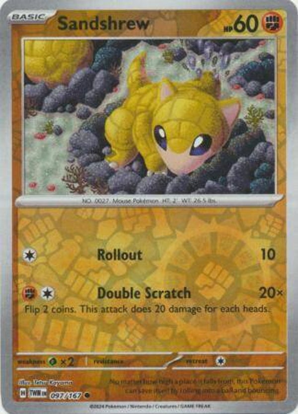 Sandshrew Holo 097/167