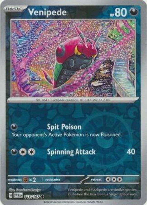 Venipede Holo 115/167