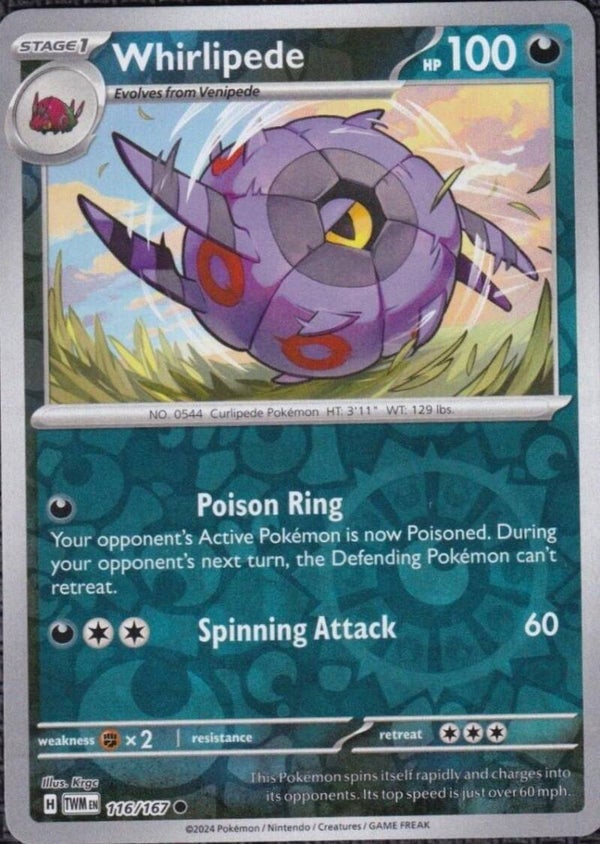 Whirlipede Holo 116/167