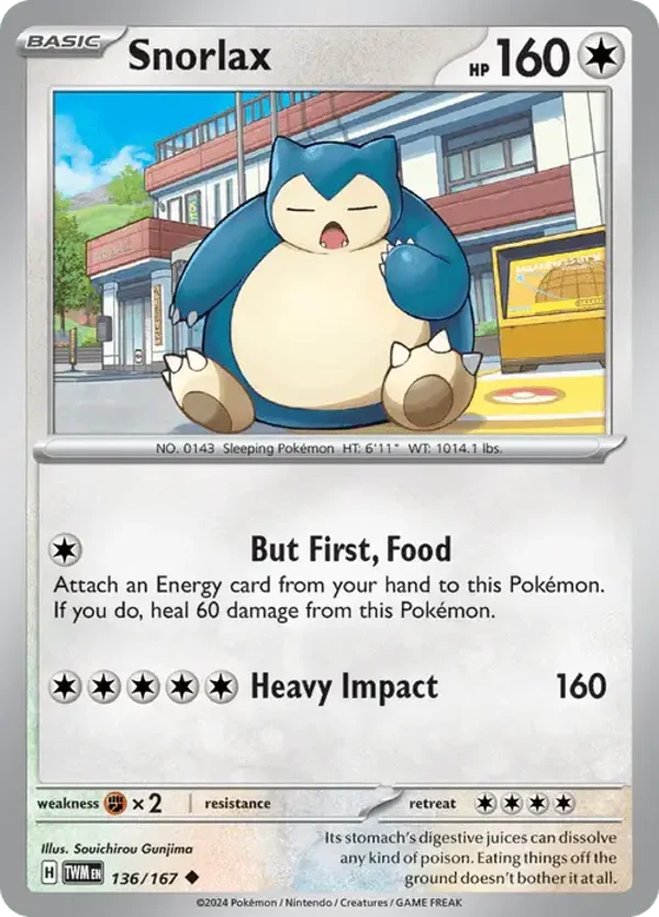 Snorlax 136/167