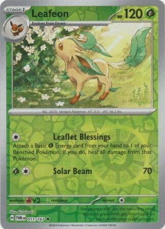 Leafeon Holo 011/167