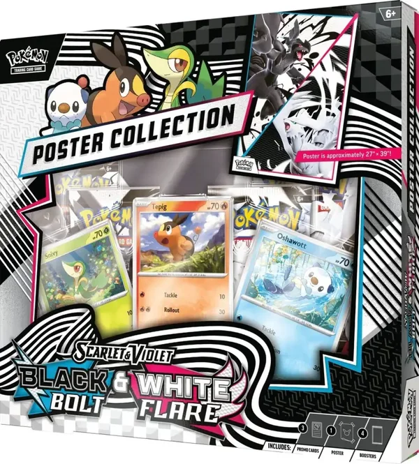 Pokémon TCG - Black Bolt & White Flare Poster Collection