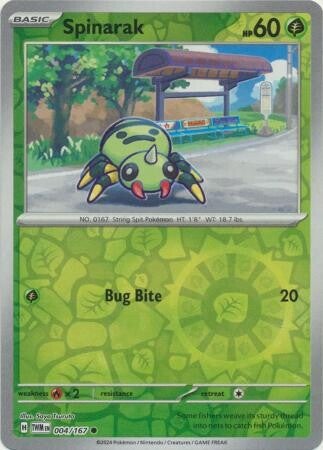 Spinarak Holo 004/167