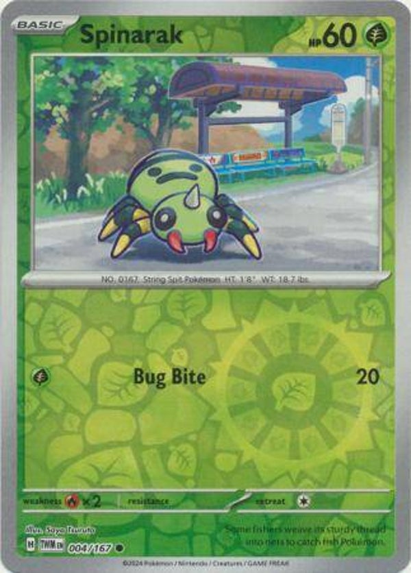 Spinarak Holo 004/167