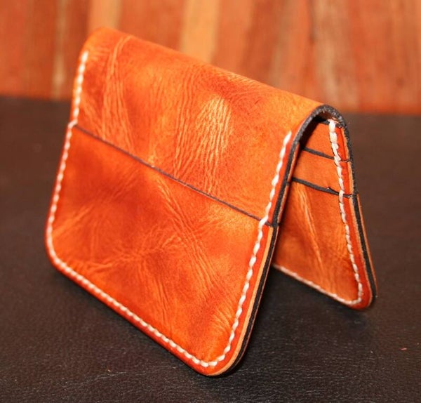 Saddle Tan 8 card bifold