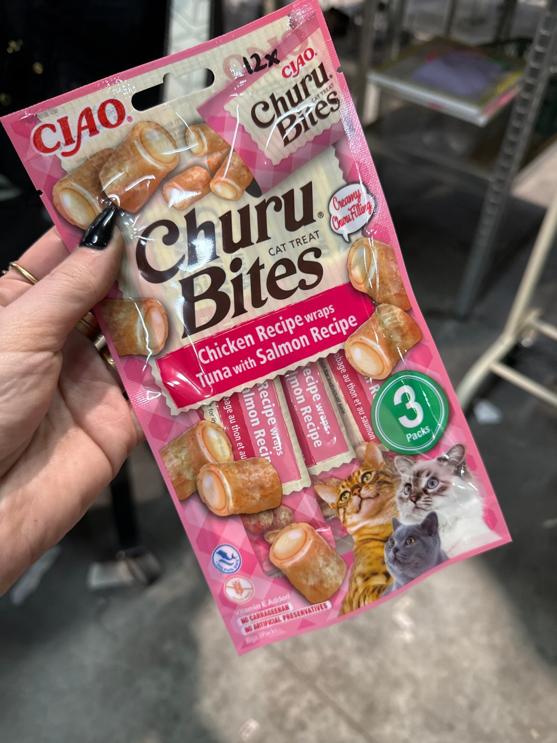 Churu - Bites - 3 pack - Chicken Tuna & Salmon - B1.3