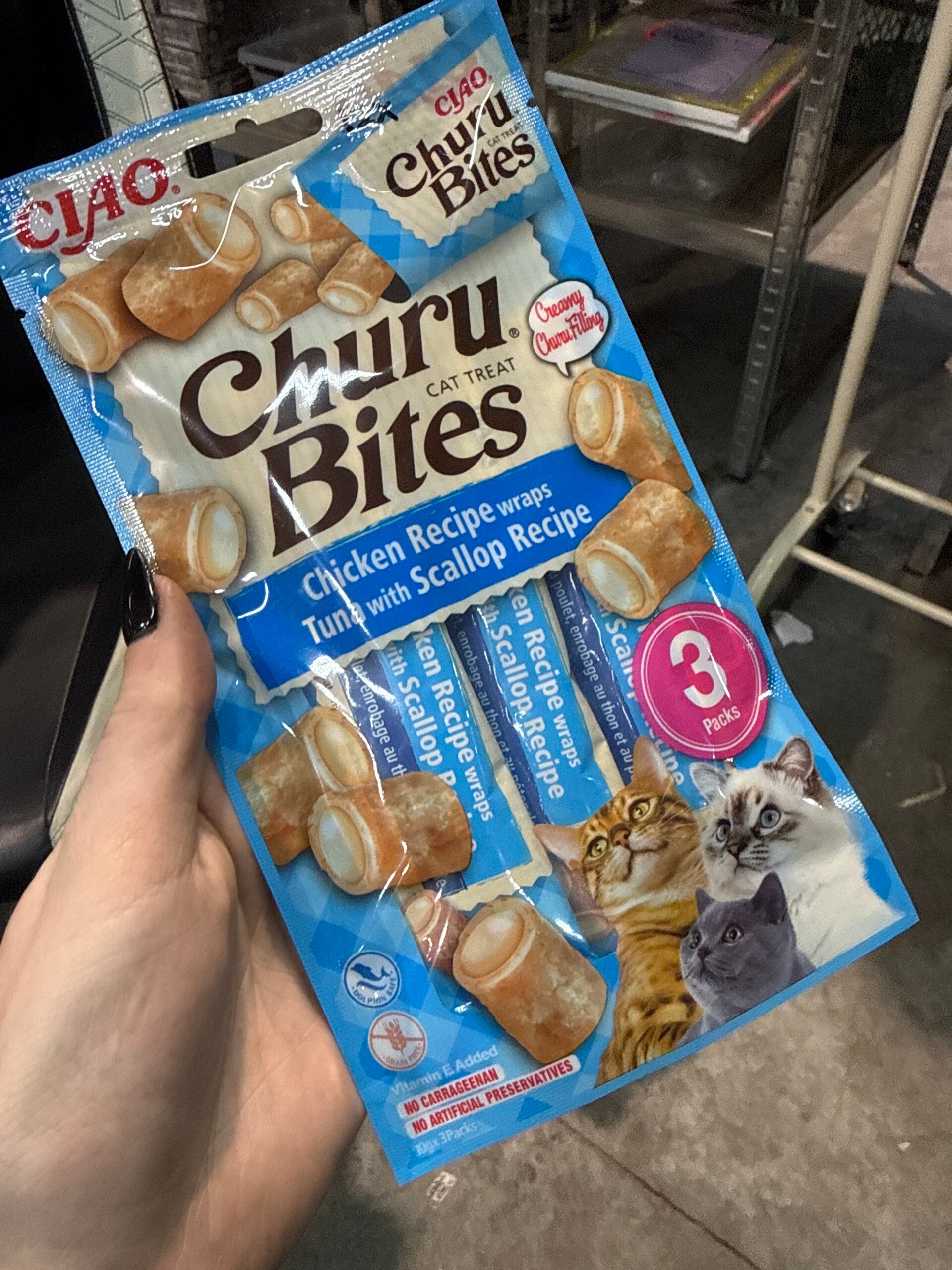 Churu - Bites - 3 Pack - Chicken Tuna & Scallop - B1.2