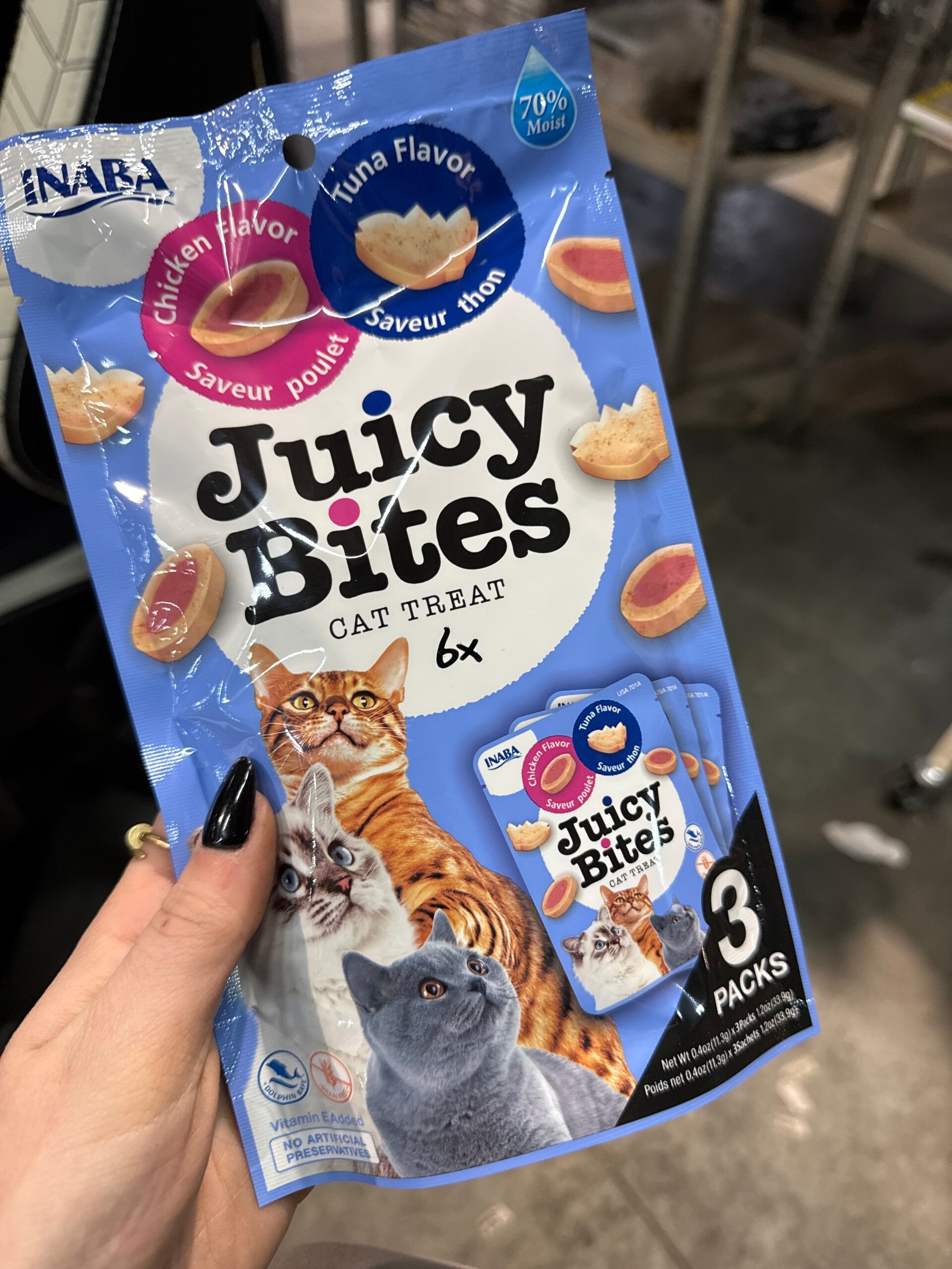 Inaba - Juicy Bites - Chicken & Tuna - 3 pack - B3.5