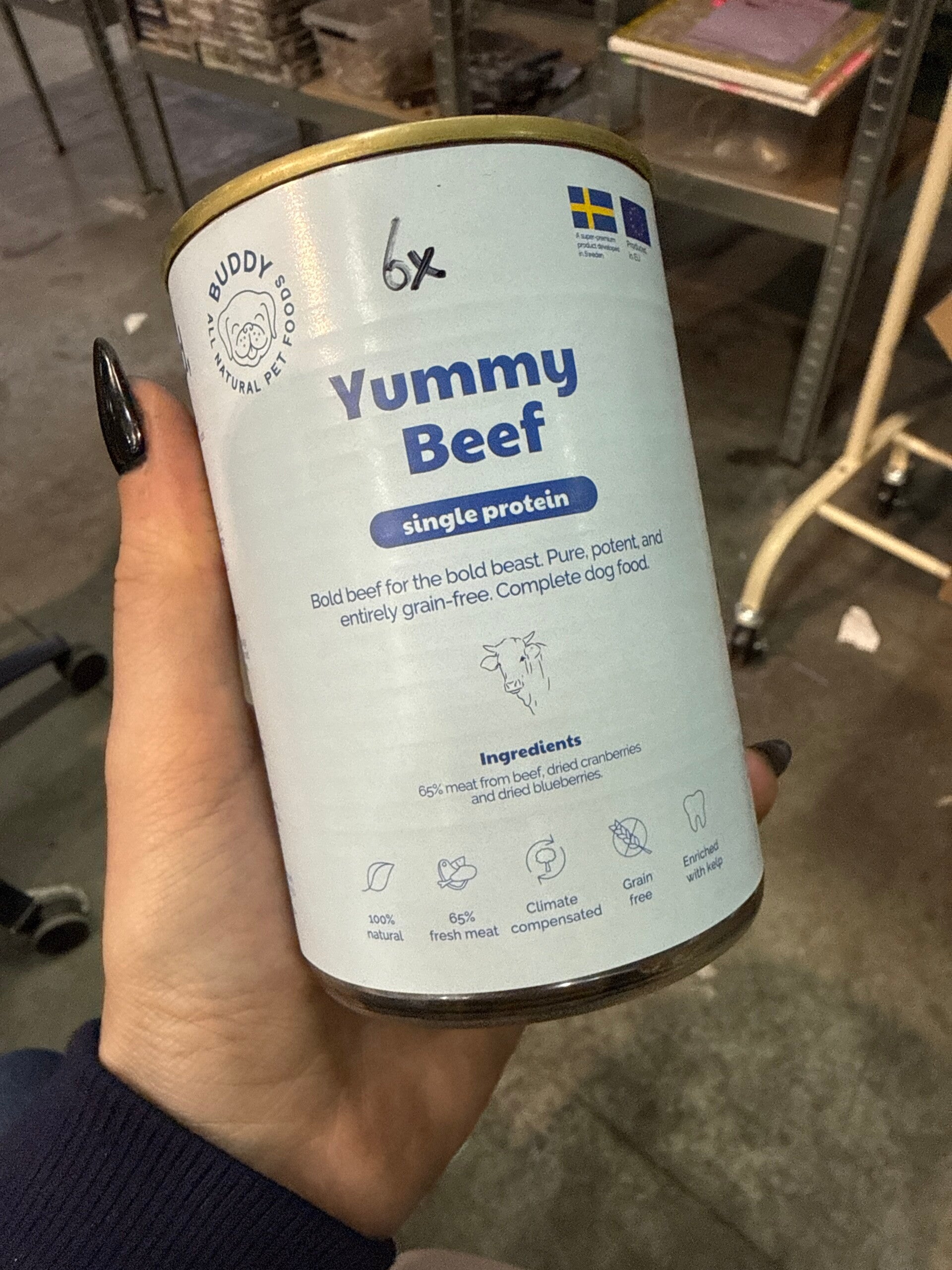 Buddy - Natvoer - 400gram -  Yummy beef - C6.5