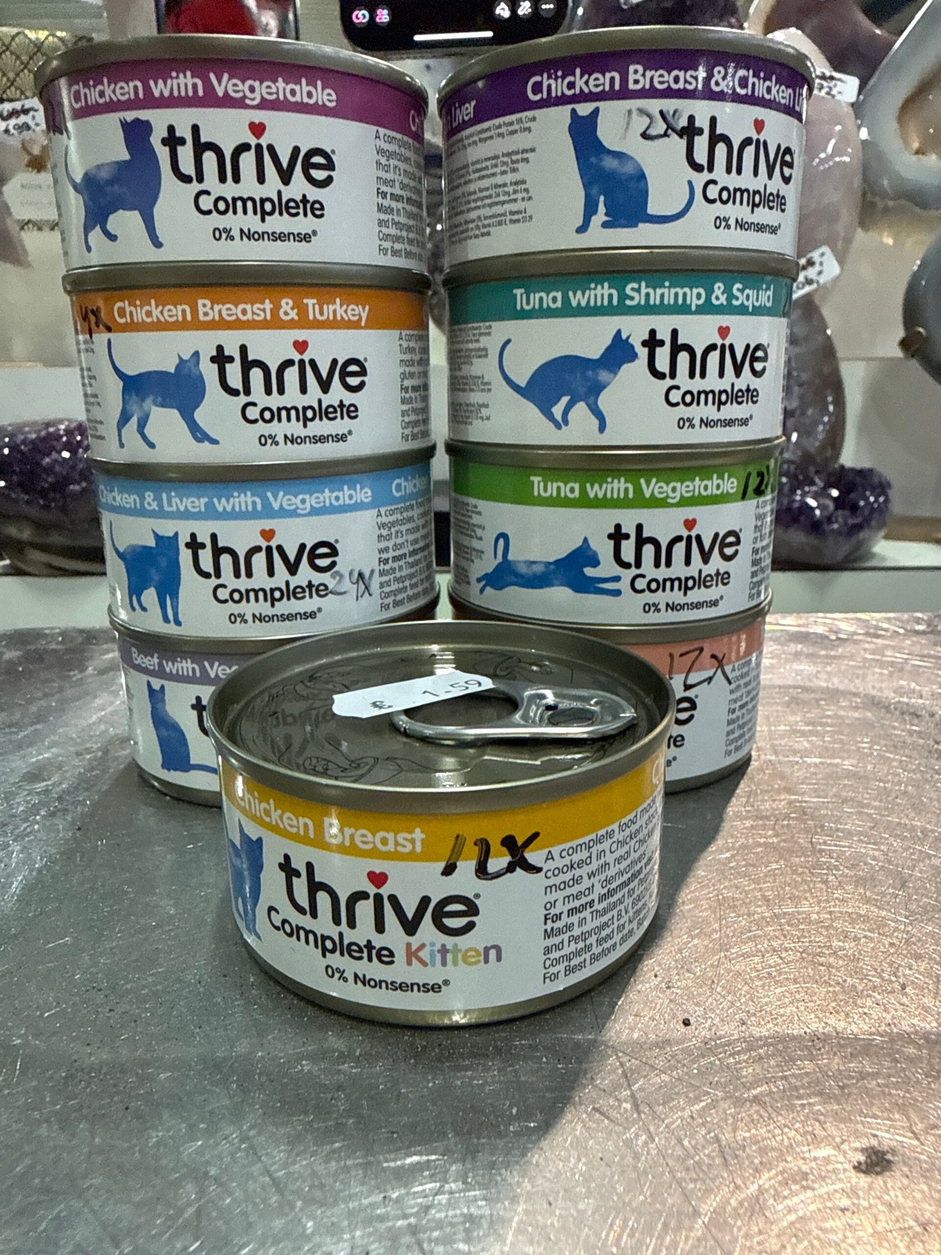 Thrive - Natvoer Blikken - Kies de smaak - B13.1