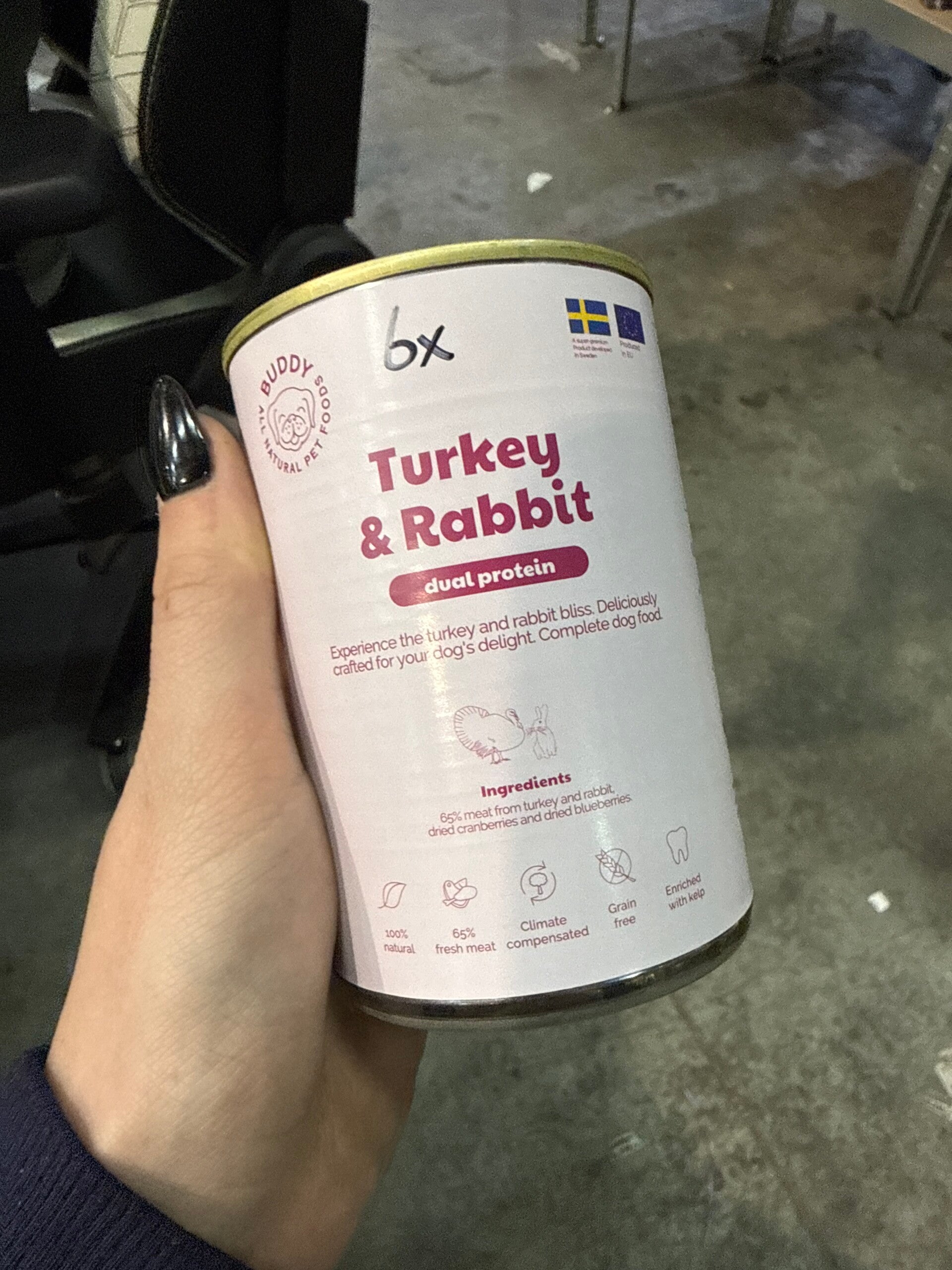 Buddy - Natvoer - 400gram - Turkey & rabbit