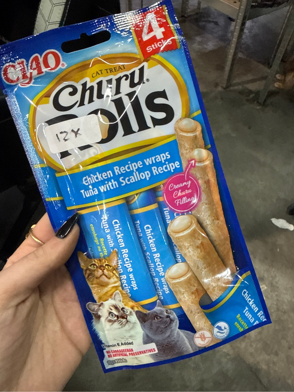 Churu - Rolls - 4 pack - Chicken, scallop & Tuna - B11.4