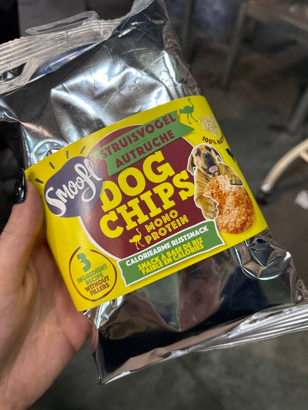 Smoofl - Dog Chips - Struisvogel - B13.5