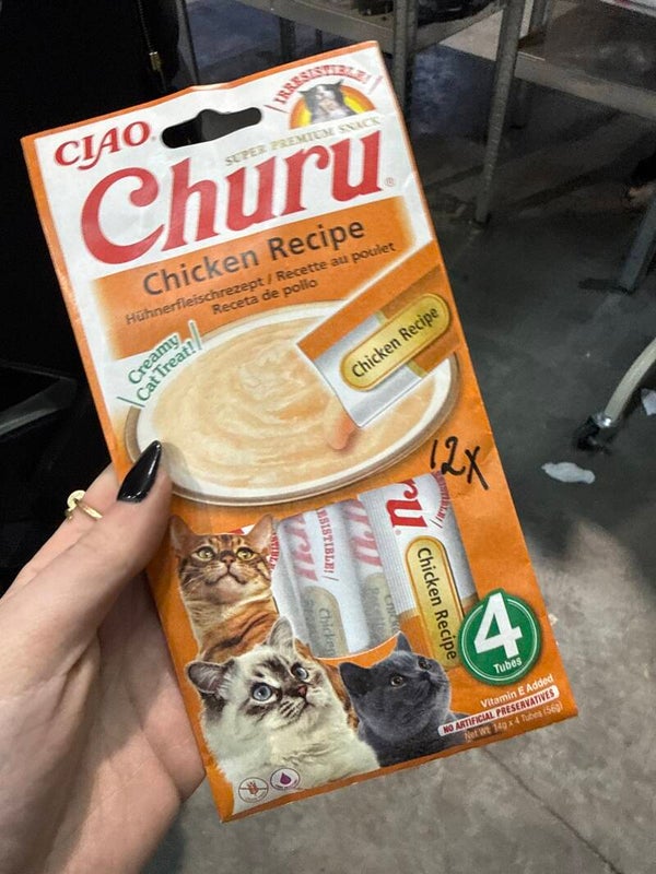 Churu - Creamy treat - 4 tubes - Chicken - B8.3