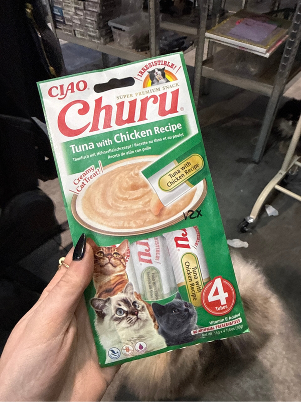 Churu - Creamy treat - 4 tubes - Tuna - B8.2