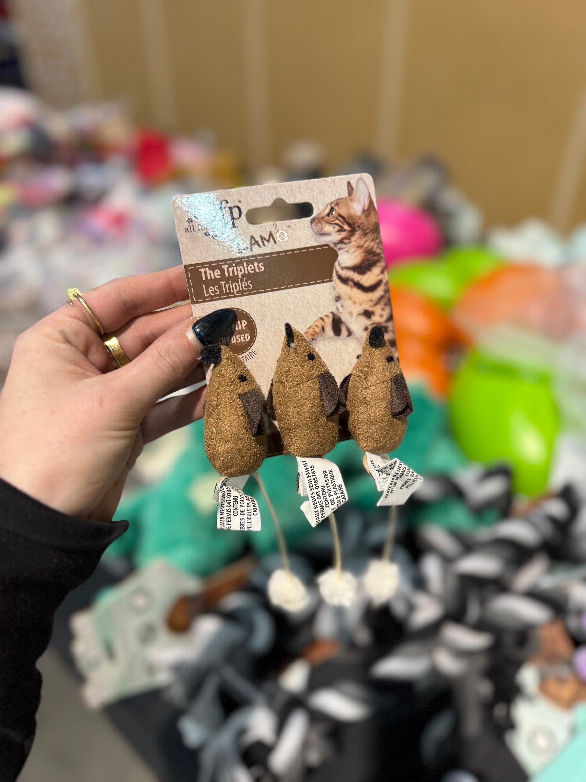 AFP - Tripple Mouse - Brown - Catnip A19.1