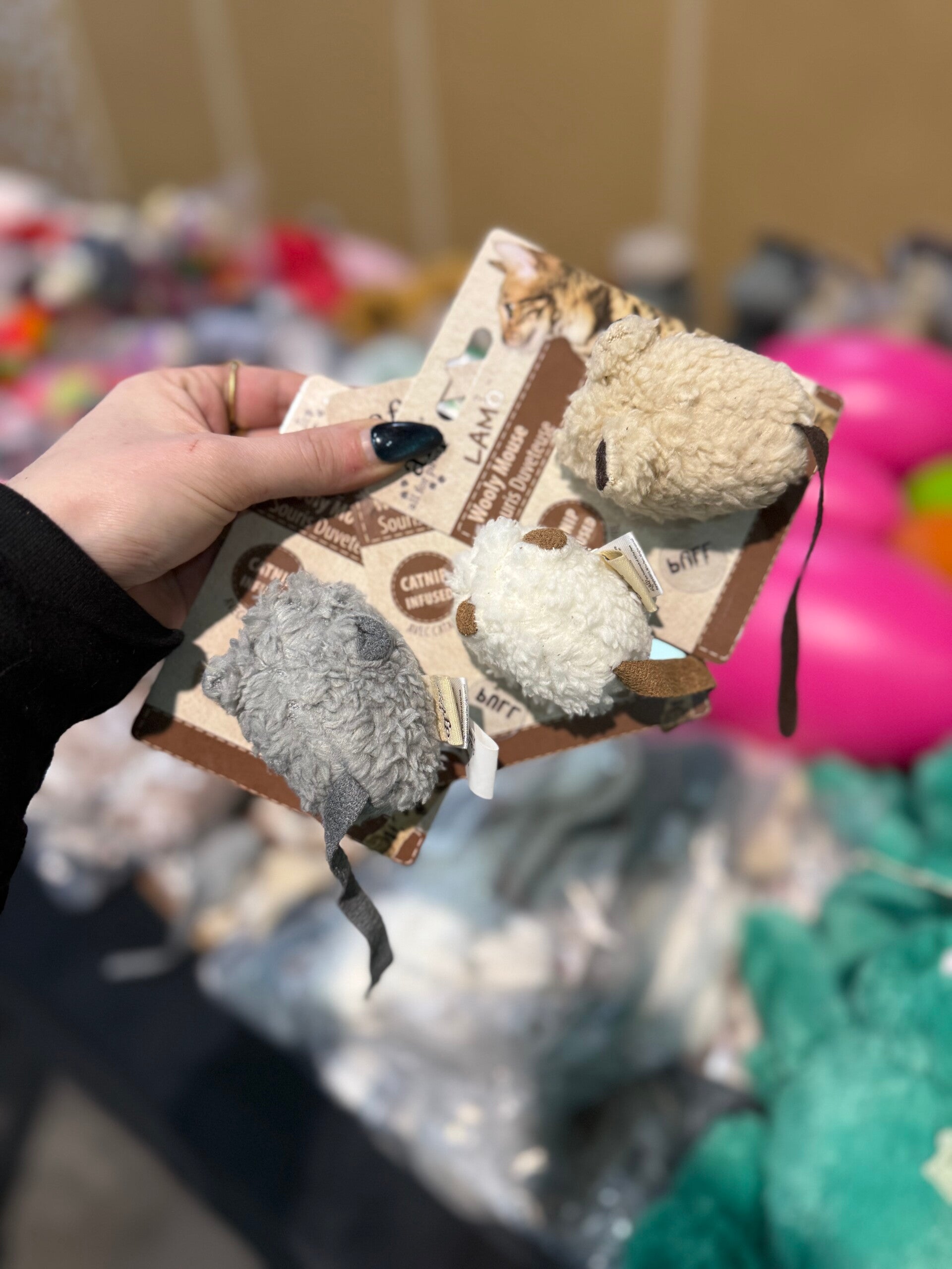 AFP - Muis met geluid - Kies je kleur - Catnip A25.4