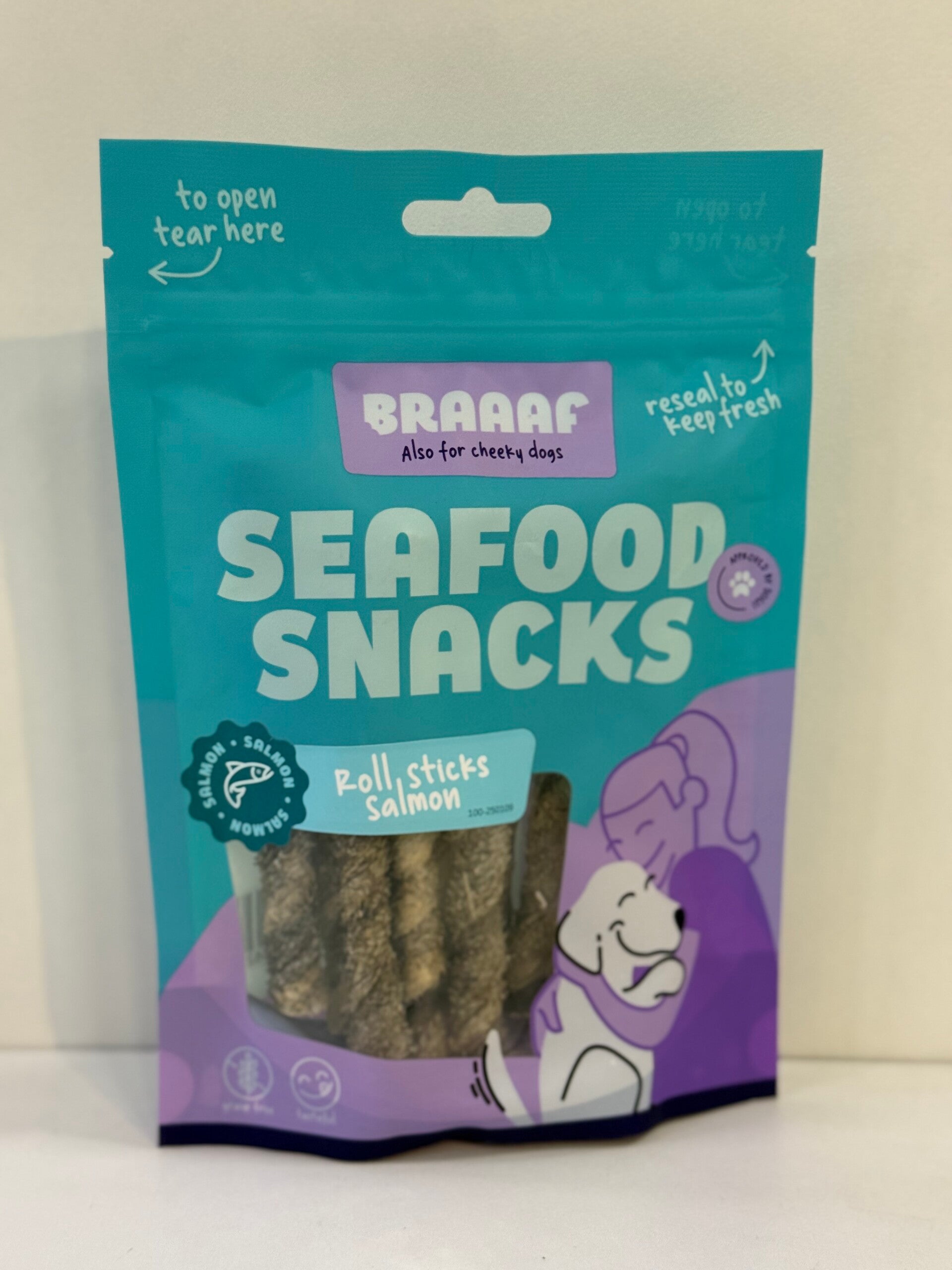 Braaf - Roll Sticks Zalm - Graanvrij B19.2