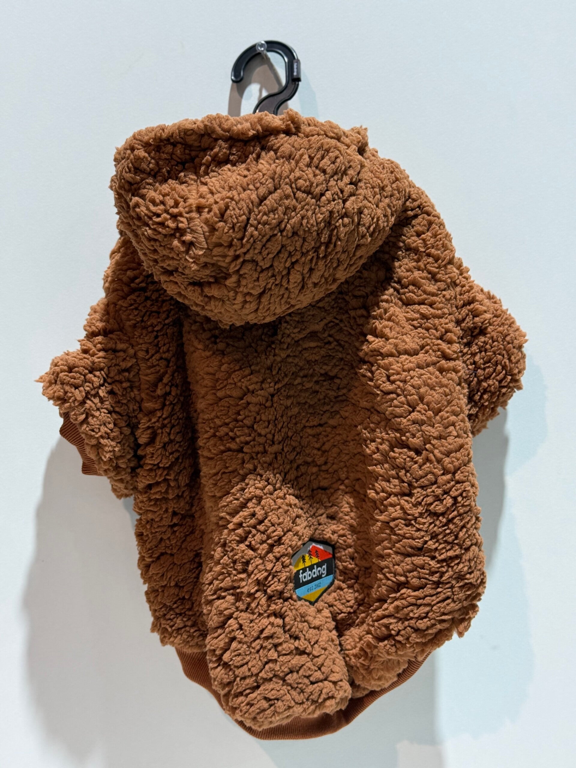 Fabdog - Extra Soft Sherpa Hoodie - Dark Brown A15.1