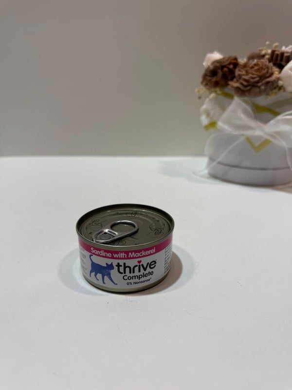 Thrive - Natvoer Blik - Sardine met Makreel - C19.7