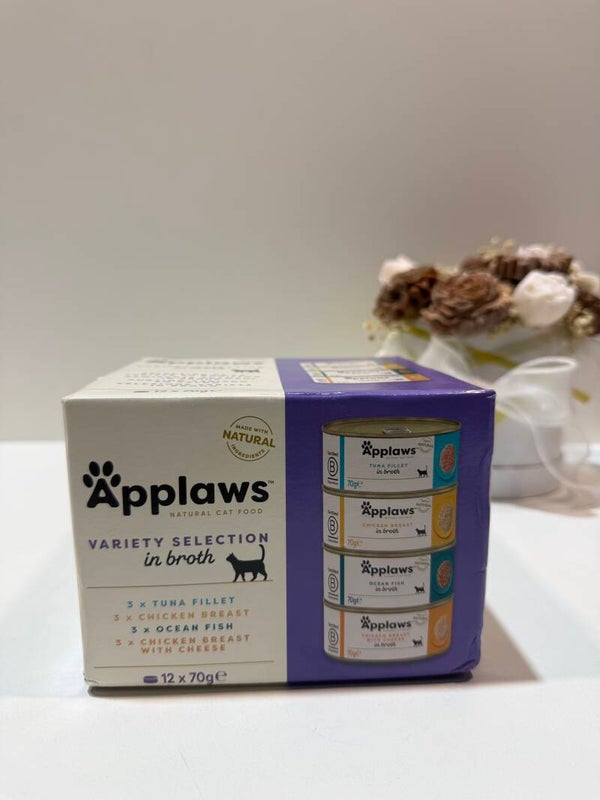 Applaws - Variety Selection in Broth - 12 blikjes - C18.8
