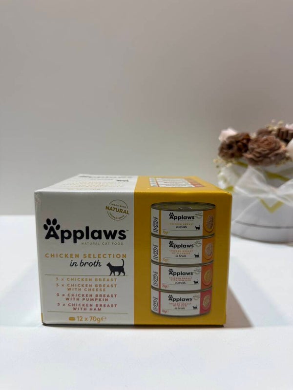 Applaws - Chicken Selection in Broth - 12 Blikjes - C18.9