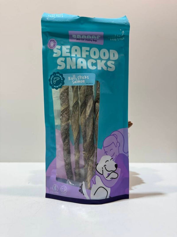 Braaf - Seafood - Rollsticks Zalm - 8 Stuks - C23.7