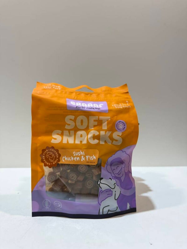 Braaf - Soft Snacks - Sushi Chicken & Fish - C23.10