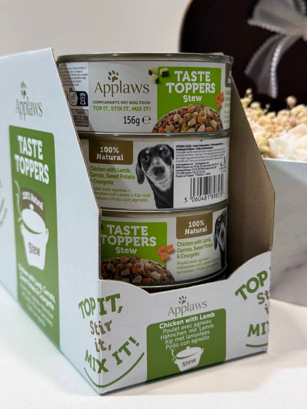 Applaws - Taste Topper Stew - Chicken, Lamb, Carrot, Sweet potato & courgette - B19.4