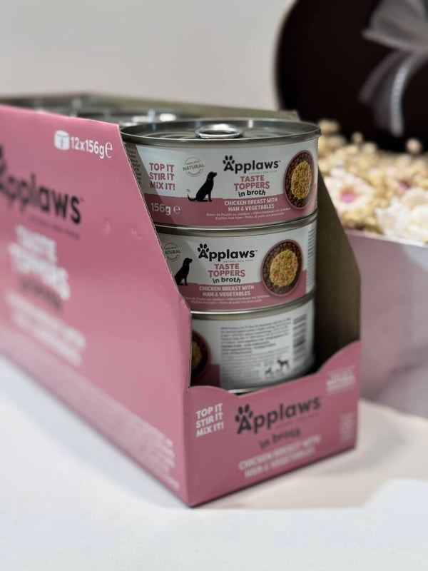 Applaws - Taste Topper in Broth - Chicken Breast , Ham & Veggies - B19.5