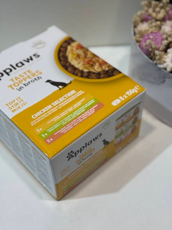Applaws - Taste Toppers in Broth - Chicken Selection - 8 pack - B20.3