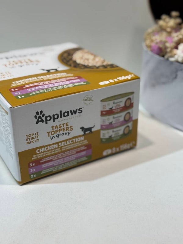 Applaws - Taste topper in Gravy - Chicken Selection - 8 pack - B20.2