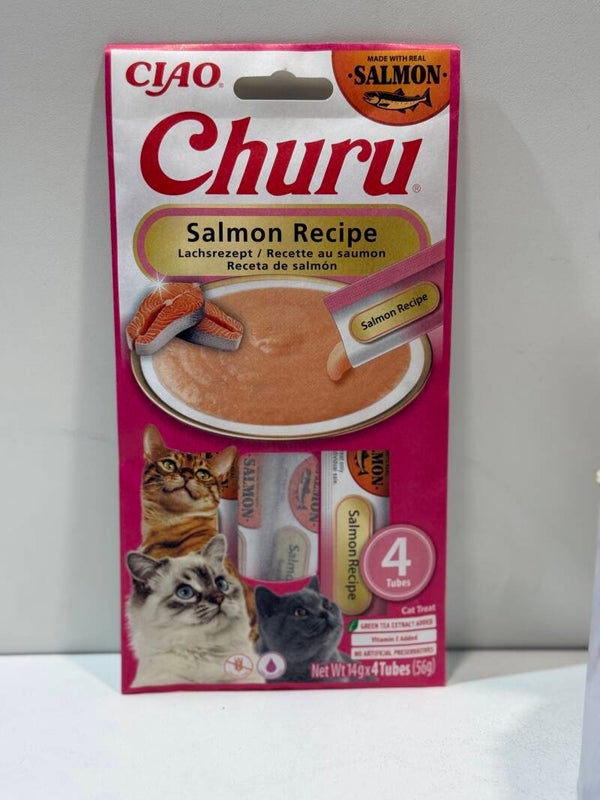Churu - Liquid Treat - Salmon - 4pack