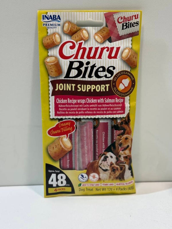 Churu Joint Support - Bites - Chicken & Salmon - 4pack (48bites) - C2.3
