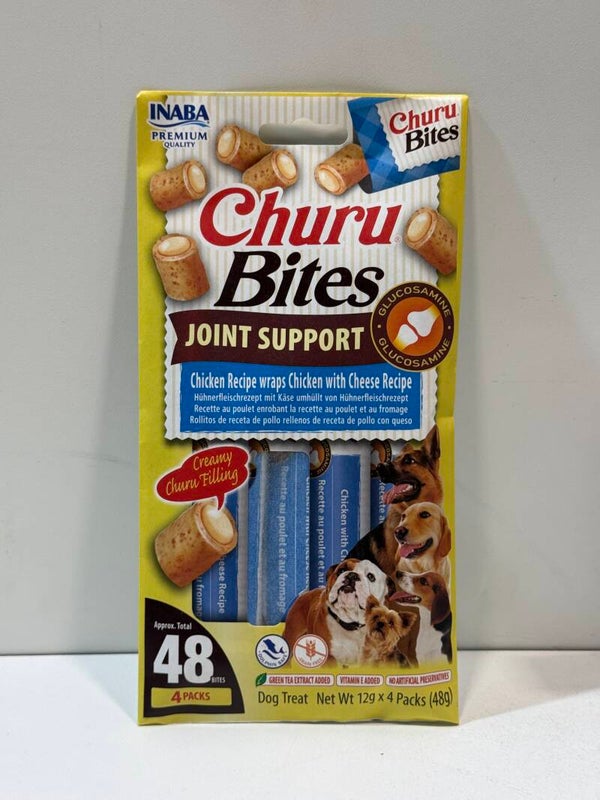 Churu Joint Support - Bites - Chicken & Cheese - 4pack (48bites) - C5.10