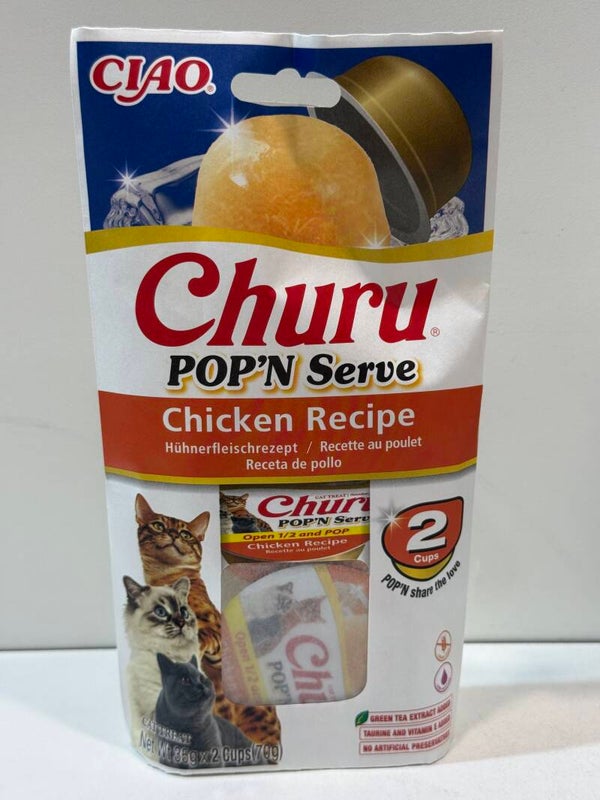 Churu - Pop & Serve - Chicken - 2pack - A21.10