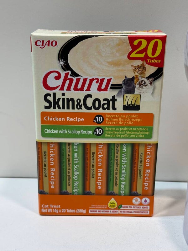 Churu Skin & Coat - Chicken Recipe - 20pack - A21.9