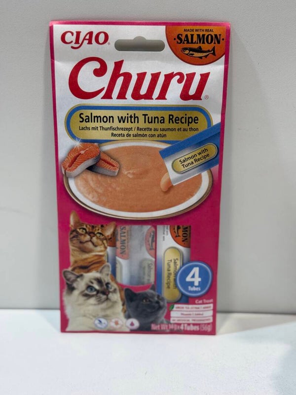 Churu - Creamy Treat - Salmon & Tuna - 4pack - A23.5
