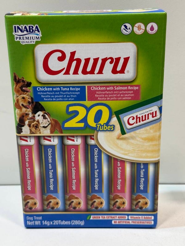 Churu - 20 Tubes - Creamy Treat - Chicken & Tuna - A24.8