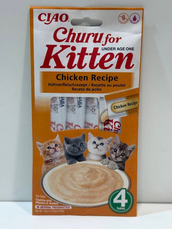 Churu Kitten - Creamy Treat - Chicken - 4pack - A22.10