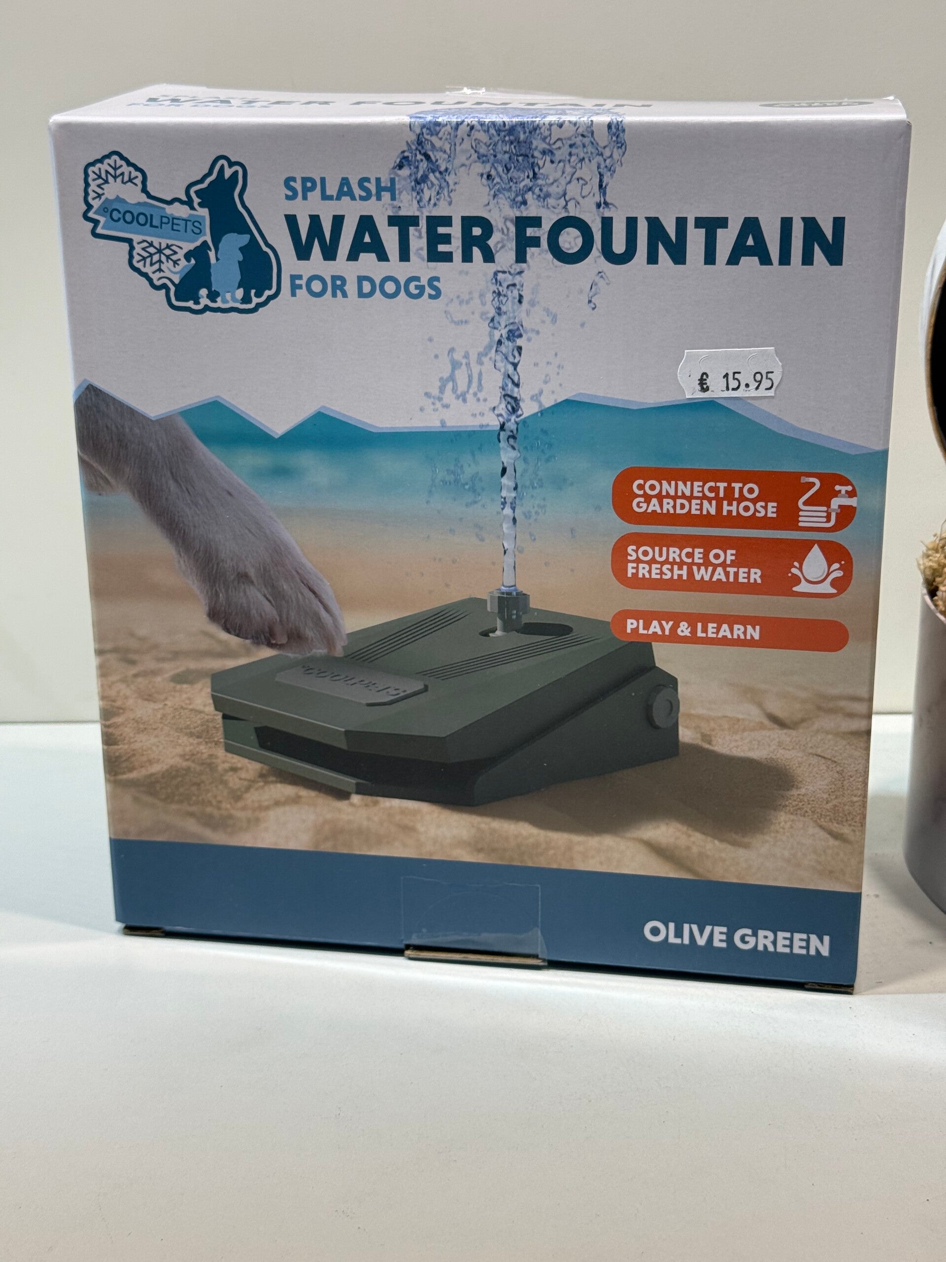 Coolpets - Water Fountain - Olijf Groen - A31.3